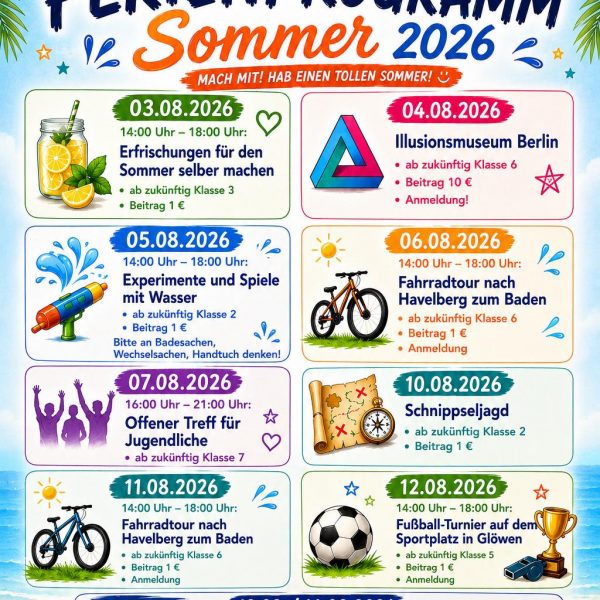 ...Bald sind Sommerferien...